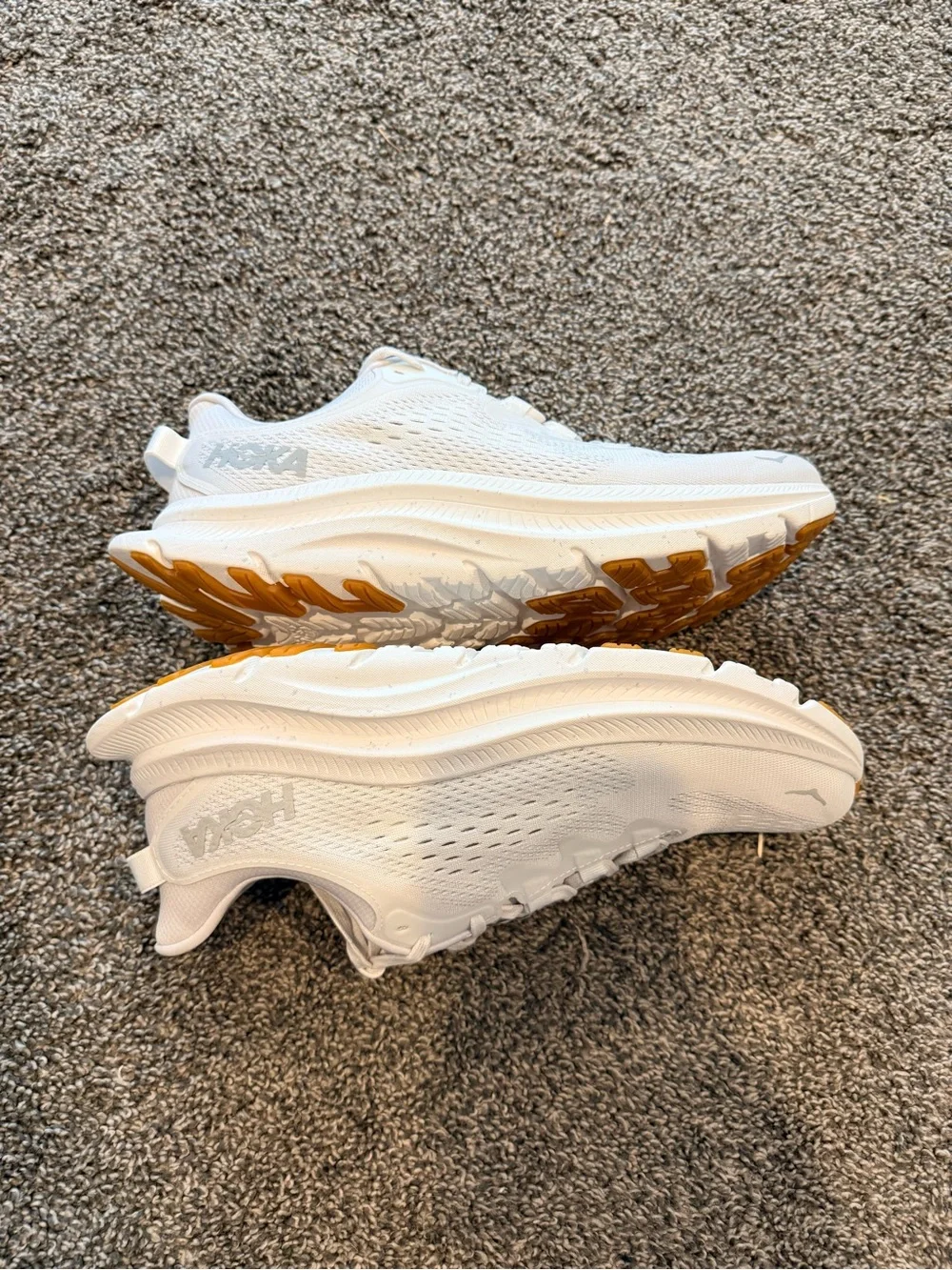 NEW - Size 11M/12.5W - Hoka Kawana 2 White Nimbus Running Shoes - 1147930-WNCL